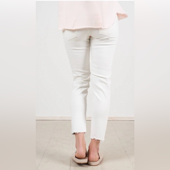 NWT MOUSSY VINTAGE  burnside skinny jeans - white 010 - Picture 7 of 16